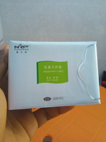Nouripad Anion Sanitary Pantiliner - hasedorganics