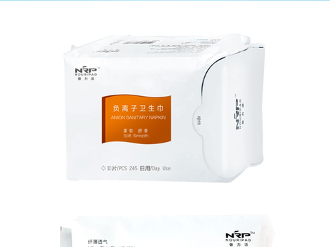 Nouripad Anion Sanitary Napkin(245mm) - hasedorganics
